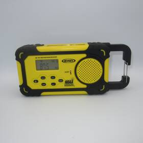 Mr-750 Jensen 077283925788 Noaa Weather Am/fm Radio Yellow Tested Works