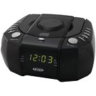 Jensen Dual Alarm Clock Am And Fm Stereo Radio With Top-loading Cd Player 077283963117