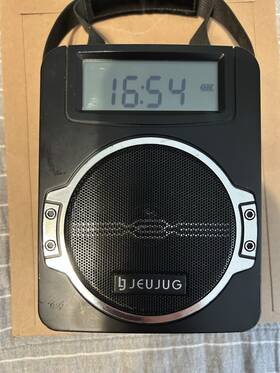 Jeu-dp1622-retro Jeujug Digital Portable Radio Fm Am With Bluetooth And Clock