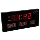 Jid0216red Ivation Digital Large Wall Clock Huge Jumbo Led 815361018539