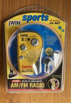Jx-m7 Jwin Sports All Weather Am Fm Radio Built In Speaker