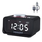 K1 Yohapp Digital Alarm Clock Fm Radio Aux Usb 744759566690