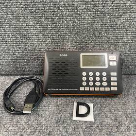 Ka29 Kaito Used Am Fm Shortwave Portable Dsp Radio Receiver With Recorder Works