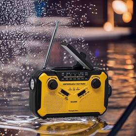 Ka369 Kaito Used Am Fm Weather Radio With Flashlight Solar Crank And Sos Siren
