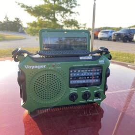 Voyagerka500 Kaito Solar &crank Weather Alert Multiband Radio Charging