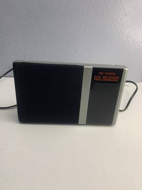 Kbsca Kbr-24 Sca Radio Kbr4/ 1 Frequency Receiver One Station Only