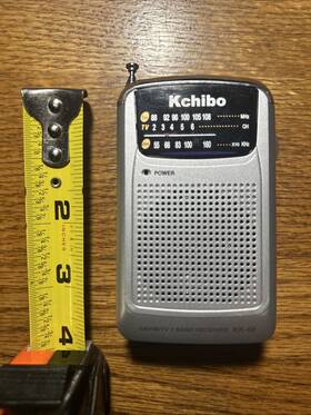 Kchibo Kk-68 Handheld Radio Am/fm 3 Band Receiver