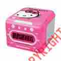 Kt2053a Hello Kitty Cd Player Am Fm Radio Alarm Clock Battery Ac Powered