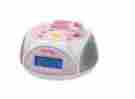 Kt4560 Hello Kitty Stereo Alarm Clock Radio Recharging Station Dock For Ipod Euc
