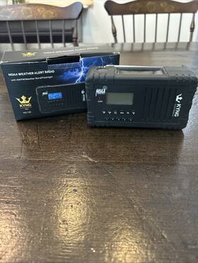 Kyng Tk335 Emergency Weather Radio Noaa Rechargeable Am/fm/wb Flashlight