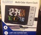 La Crosse Technology Multi-color Alarm Clock W 1 Amp Usb Charging Port 757456088723