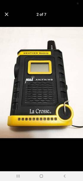 T83738 La Crosse Technology Lacrosse Weather Radio Am/fm/wb