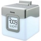 Ihm28wc Led Alarm Clock Usb System Ihome Radio Color-changing Dual Speaker
