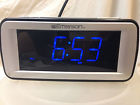 Cks9031 Led Fm Display Radio Large Smartset Blue Alarm - Emerson Clock Dual