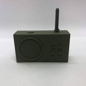 2ard3-la119 Lexon Tykho 3 Bluetooth Speaker Fm Radio Silicone Rubber Green