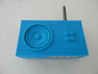 Lexon La Tykho Rubber Radio Blue Euc