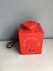 Lg11050 Lg11500 Digital Blue Official Lego Red Brick Block Radio