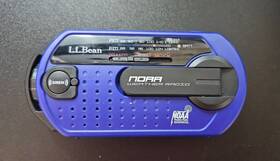 0kvp5 Ll Bean Wr200 Hand Crank Weather Radio Solar Am Fm Noaa Emergency Portable