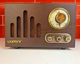 Sr08 Looptone Retro Wood Bluetooth Am/fm Radio Vintage Tabletop Speaker Sr08 Looptone Retro Wood Bluetooth Am/fm Radio Vintage Tabletop Speaker