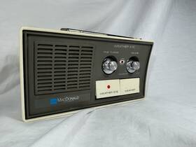 Macdonald Ww-100 Vintage Weather Radio Battery Operated Tested Works Rare