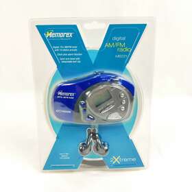 2xtreme Memorex Mb221 Portable Digital Am Fm Alarm Radio Walkman With Armband