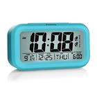 Mhp3112-blue Peakeep Digital Alarm Clock With Alarms For Optional Weekday Mode
