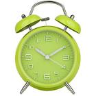 Mhp3122 Alarm Clocks Twin Bell Green Clock Battery Operated 700355113461