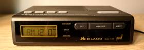 Midland 046014742000 74-200 Digital Noaa Weather/ All Hazard Alert Radio With Clock And Alarm