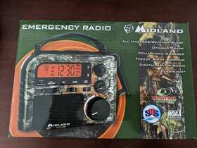 Er102mo Midland 046014745148 Emergency Survival Radio Crank Power Weather Alert Am/fm Nib