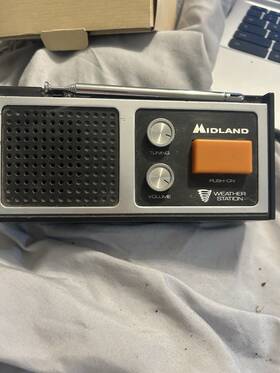 13-901b Midland Vintage Fm Weather Receiver Mn