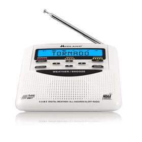 A39099 Midland Wr120 Noaa Weather Alert Radio Features S.a.m.e. Ez Programming