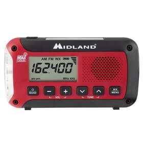 Er50 Midland Portable Weather Radio Black
