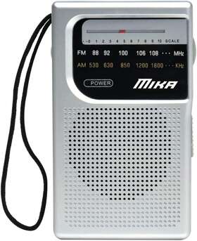 Mika 313107815843 Am Fm Radio With Speaker And Earphone Jack Small Transistor Battery Oper