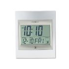 Mil625236 Howard Miller Radio Control Techtime Ii Lcd Alarm Clock Silver