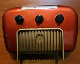 284509 Mini Altona Retro Am/fm Hi-fi Radio - Tested. Works