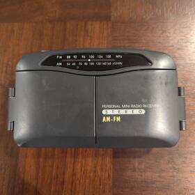 Ne19 Mini Vintage Am/fm Stereo Personal Radio Receiver Tested Works