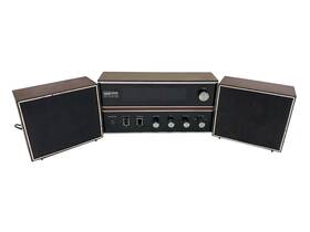 Gen-6111 Montgomery Wards Am/fm Tabletop Radio With Speakers - Works Great Gen-6111 Montgomery Wards Am/fm Tabletop Radio With Speakers - Works Great