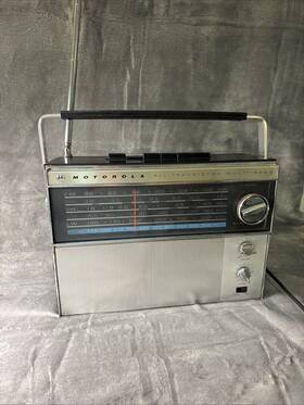 Tp58fe Motorola Vintage Transistor Radio All Multi-band Model Works