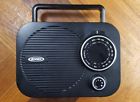 Mr-550 Jensen Mini Portable Radio Black With Aux Auxiliary Input