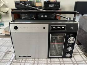 Rf-951 National Panasonic Vintage 1970 Premium Am/fm/weather 3 Band Ac/dc 120v