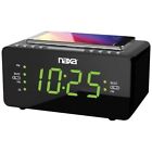 Naxrc191 Naxa Dual Alarm Clock With Qi Wireless Charging Brandnew
