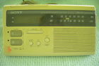 No.icf-c220w Icf-c220w Sony Vintage 80s Am Fm Clock Radio Model Dream Machine Wedge Design