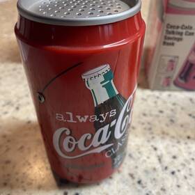 C701 Novelty Retro Coca Cola Can Vintage Am/fm Radio Memorabilia Tested Working