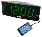 Nrc-166 Dual Electronics Easy-read Clock Alarm Display Jumbo Naxa