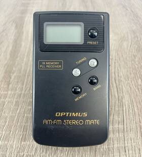 12-147 Optimus Am/fm Stereo Mate Portable Radio