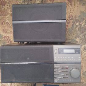 Optimus 12-1598 Am/fm Stereo Receiver Clock Radio Tested Working Perfectly Loud