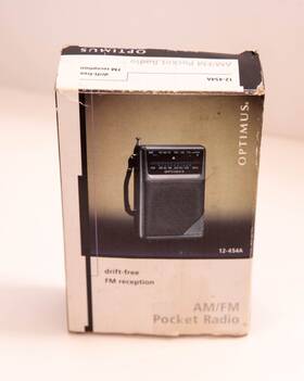 12-454a Optimus Am/fm Pocket Radio