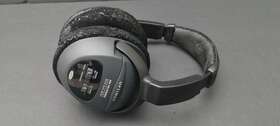 12-922 Optimus Am/fm Headset Radio Headphones With Aux Works Volume Statics