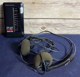Rf-423 Panasonic 037988250288 Fm/am/fm Stereo Headphone Radio Model Tested