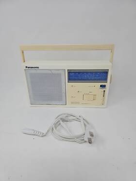 Rf-1630l Panasonic Gx30 Vintage Mw/lw/fm Portable Radio White